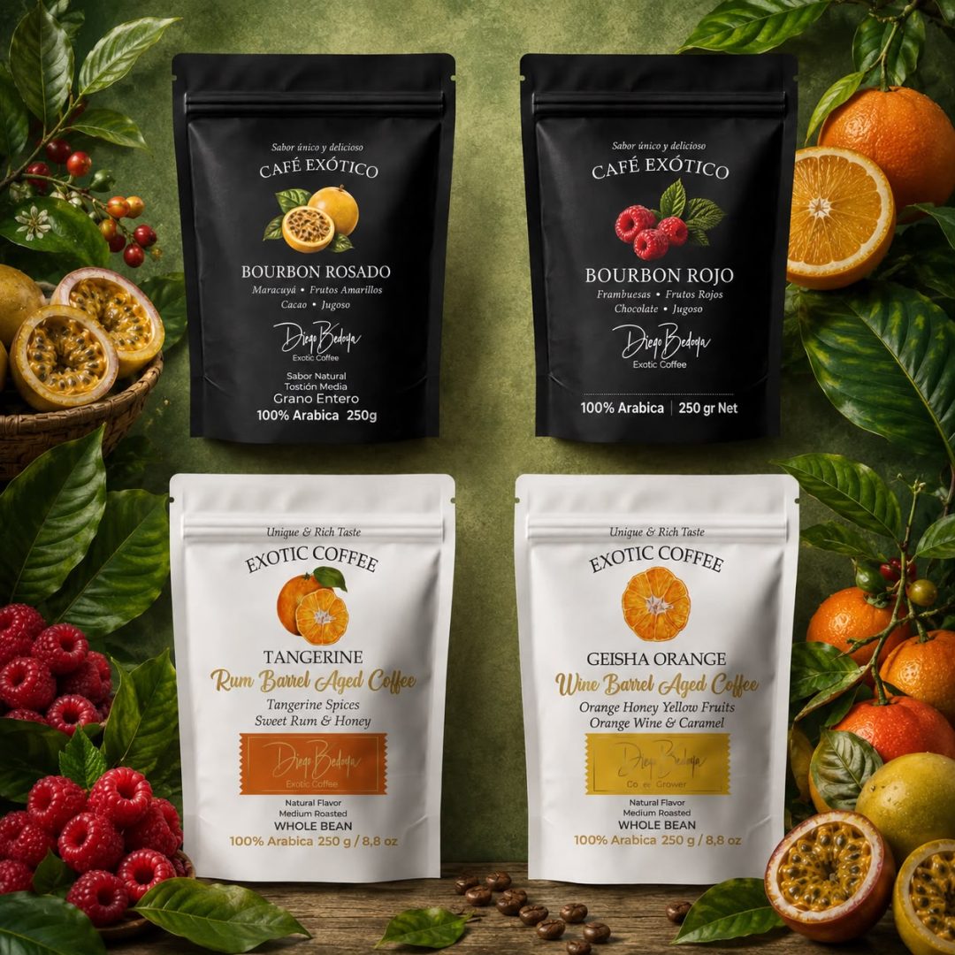 Kit 4 Cafés Tropical